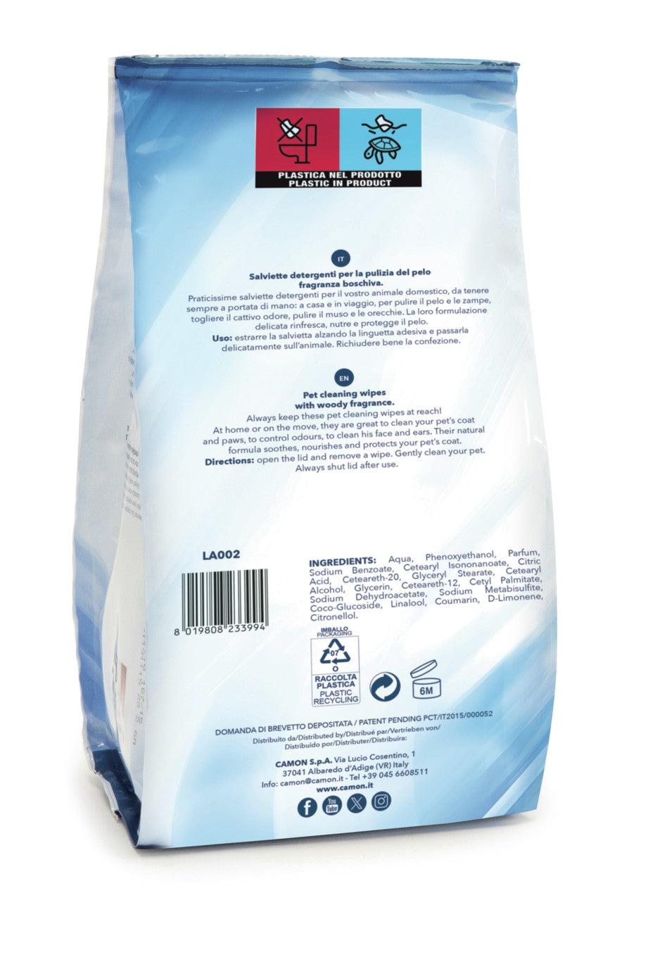 Camon Salviette Detergenti Romantic Wood - Maxi Formato 100 Pz Camon Salviette Detergenti Romantic Wood - Maxi Formato 100 Pz